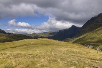Alpe Carorescio with Piano Grande plateau, Quinto, Ticino, Switzerland