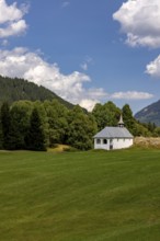 Caplutta S. Leci, chapel in the Surselva, Tujetsch, Sedrun, Graubünden, Switzerland