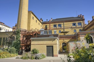 Chimney, Futuring Installation, former Bötzow Brewery, Prenzlauer Allee, Prenzlauer Berg, Pankow,