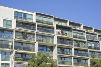 Residential building, new build, Danziger Straße, Prenzlauer Berg, Pankow, Berlin, Germany