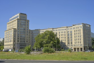 Residential building from the 1950s, GDR socialist housing, Strausberger Platz, Friedrichshain,