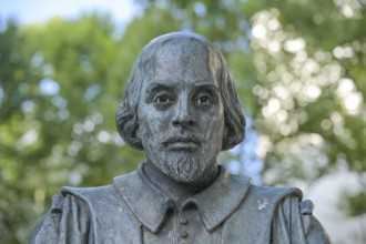 Bust of William Shakespeare, Krumme Straße, Shakespeareplatz, Charlottenburg,