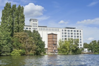 Former imperial type warehouse, loft depot, Havel, Eiswerder Island, Hakenfelde, Spandau, Berlin,