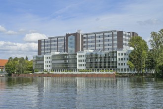 Office building, Borsighafen, Tegel, Reinickendorf, Berlin, Germany