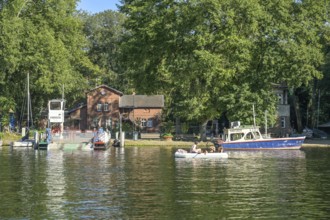 Scharfenberg Island, Tegeler See, Tegel, Reinickendorf, Berlin, Germany