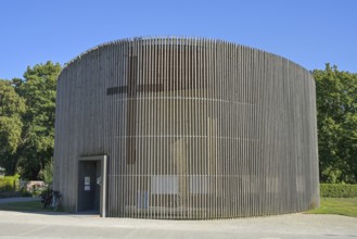 Chapel of Reconciliation, Berlin Wall Memorial, Bernauer Straße, Mitte district, Berlin, Germany