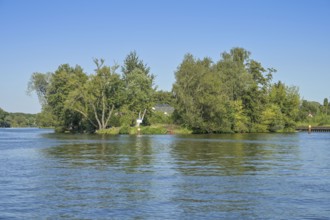 Havel, Haveleck, peninsula, Haselhorst, Spandau, Berlin, Germany