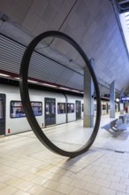 Deutsche Bahn DB Regio class 430 S-Bahn Stuttgart train at Filderstadt station, Germany