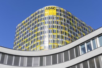 ADAC headquarters modern architecture building in Munich, Germany