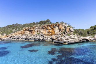 Cala S'Almonia beach on the island of Majorca in the Mediterranean Sea holiday in Cala S'Almonia,