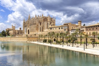 Cathedral Church Catedral de Palma de Majorca La Seu in Palma de Majorca, Spain