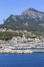 Port de Soller on Majorca holidays by the sea travel mountains landscape in Port de Sóller, Spain