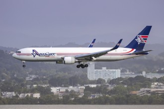 A Boeing 767-300ER BDSF aircraft of Amerijet International with registration N432AX at San Juan