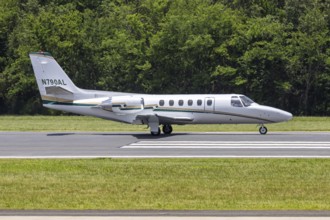 A Cessna S550 Citation SII private jet aircraft with registration number N790AL at San Juan