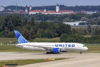 A Boeing 787-8 Dreamliner aircraft of United Airlines with the registration number N45905 at Munich