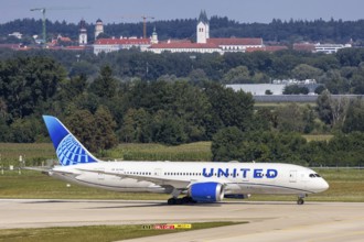 A Boeing 787-8 Dreamliner aircraft of United Airlines with the registration number N27903 at Munich