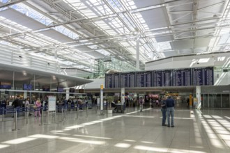 Lufthansa Terminal 2 at Munich Airport, Germany