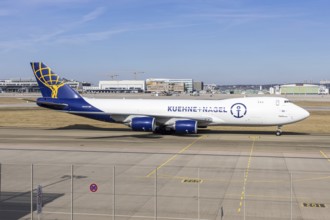 A Boeing 747-8F aircraft of Atlas Air Kuehne und Nagel with the registration number N862GT at the