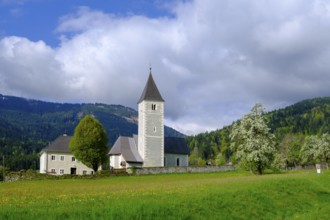 Parish Church of St John the Baptist, Weißbriach, Gitschtal, Carinthia, Austria