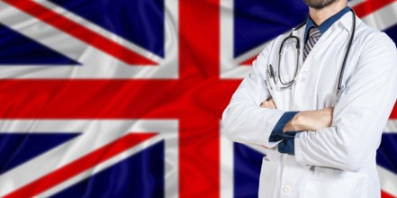 United Kingdom national health system. United Kingdom health and medical insurance concept