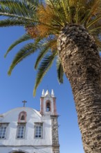The Catholic church Igreja de Nossa Senhora da Ajuda ou de São Paulo in the old town of Tavira, at