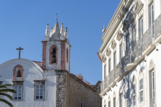 The Catholic church Igreja de Nossa Senhora da Ajuda ou de São Paulo in the old town of Tavira, at
