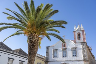The Catholic church Igreja de Nossa Senhora da Ajuda ou de São Paulo in the old town of Tavira, at
