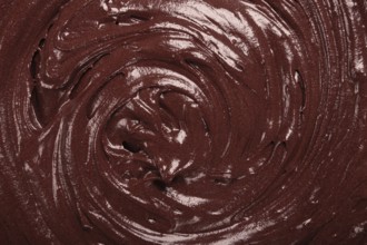 Chocolate dough, baking, structure and consistency, homemade, top view, no people