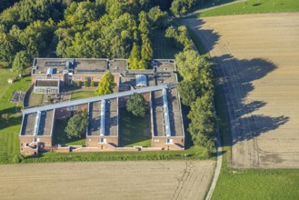 Aerial view, Recklinghausen Academy of Justice, Hillen, Recklinghausen, Ruhr area, North
