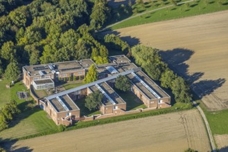 Aerial view, Recklinghausen Academy of Justice, Hillen, Recklinghausen, Ruhr area, North