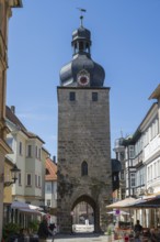 Jewish Gate, Historic City Gate, Coburg, Upper Franconia, Franconia, Bavaria, Germany