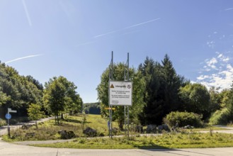 Danger to life from unexploded ordnance in the Swabian Alb biosphere reserve. Landscape of the Alb