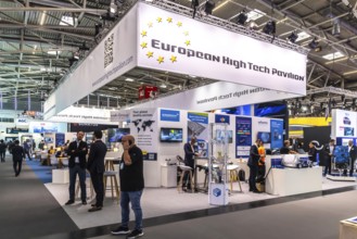 European High Tech Pavilion. IAA MOBILITY in Munich. The motor show presents itself as a holistic