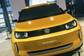 Volkswagen exhibition stand. ID.Eyery 1st IAA MOBILITY in Munich. The motor show presents itself as