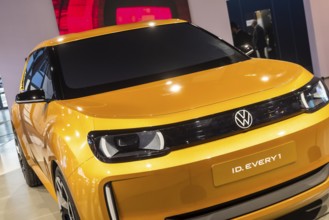 Volkswagen exhibition stand. ID.Eyery 1st IAA MOBILITY in Munich. The motor show presents itself as