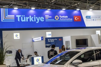 Turkish Automotive exhibition stand. IAA MOBILITY in Munich. The motor show presents itself as a