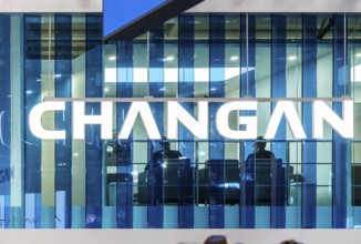 Exhibition stand of the Chinese manufacturer Changan. The Avatr brand is positioned in the premium