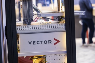 Exhibition stand of the software company Vector Informatik GmbH. IAA MOBILITY in Munich. The motor