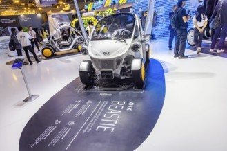 Beastie Mini from the Chinese company PIX Moving. The compact electric vehicle has a one-piece