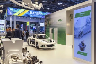 Exhibition stand Nidec AMEC. The company is active in the development and manufacture of electric