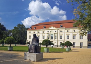 Käthe Kollwitz monument by Gustav Seitz in front of the Käthe Kollwitz Museum Berlin, theatre