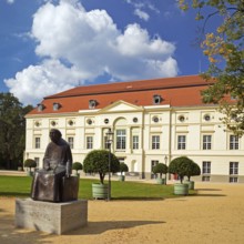 Käthe Kollwitz monument by Gustav Seitz in front of the Käthe Kollwitz Museum Berlin, theatre