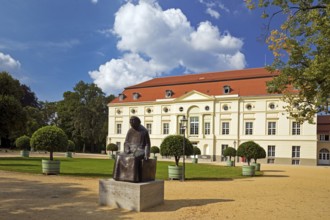 Käthe Kollwitz monument by Gustav Seitz in front of the Käthe Kollwitz Museum Berlin, theatre