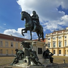Equestrian statue of the Great Elector in the Court of Honour, Charlottenburg Palace, Berlin,