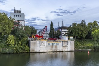 Rosenstein Bridge Stuttgart. The road bridge was demolished as it was in danger of collapsing. Only