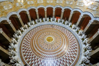 Interior of the Liberation Hall with goddesses of victory, Kelheim, Danube Valley, Lower Bavaria,