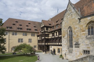 Luther Chapel and Fürstenbau, Veste Coburg, inner courtyard, Coburg, Upper Franconia, Franconia,