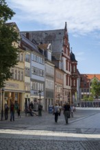 Pedestrian zone, Spitalgasse, Coburg, Upper Franconia, Franconia, Bavaria, Germany