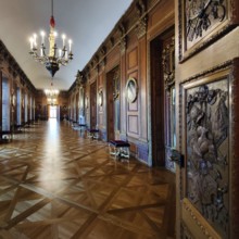 Oak Gallery in the Old Palace, Charlottenburg Palace, Berlin, Germany