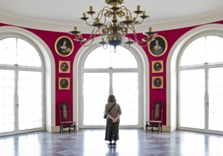 Lower Oval Hall, Old Palace, Charlottenburg Palace, Berlin, Germany